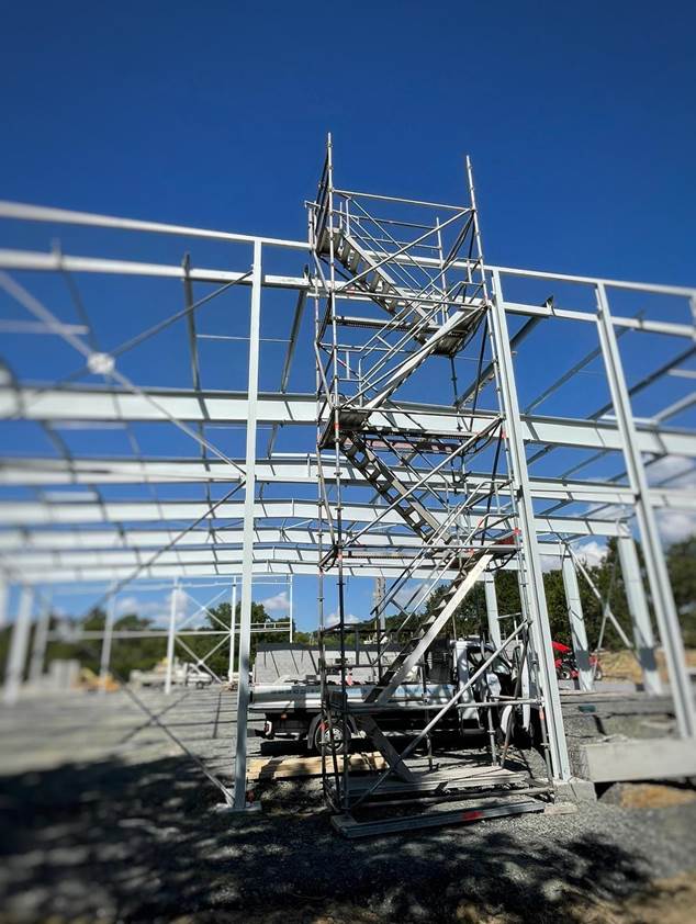 Fl Services Montage Echafaudage Vertou ESCALIER DE CHANTIER 2